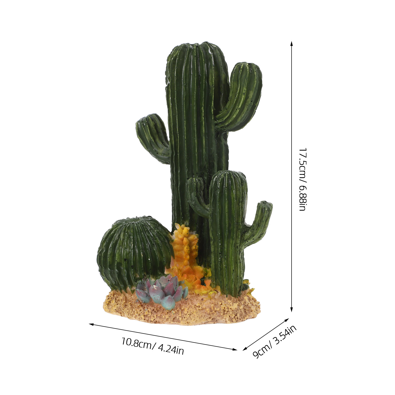 Planta de Cactus Artificial Gr - Terrarium Moss Art reseña y precio