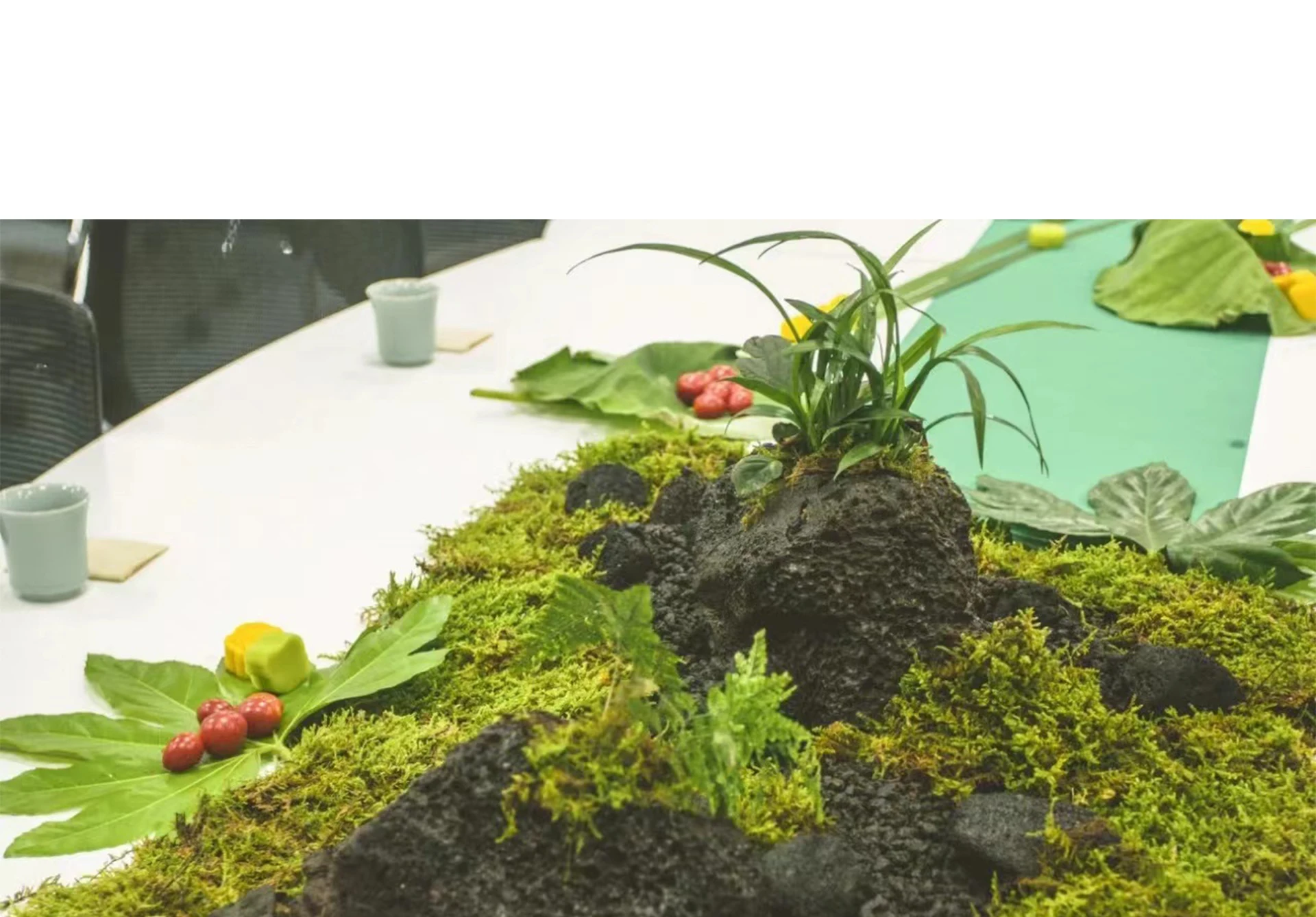 Musgo Artificial falso para pl - Terrarium Moss Art reseña y precio